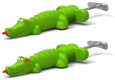 Boys' and girls' versions of the Angelus Alligator device are undergoing regulatory approval for international sale. Image courtesy of Dr. Maria Angélica Hueb de Menezes Oliveira.