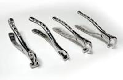 The Physics Forceps feature a unique design that employs an efficient first-class lever. Image courtesy of GoldenMisch.