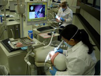 DentSim is a computerized simulation system used for dental training and practice. Image courtesy of Image Navigation.
