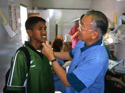 Terry Tanaka, DDS, was honored with the 2011 CDA Foundation Humanitarian Award for his decades of work treating thousands of Mexican children with cleft palate and related conditions.