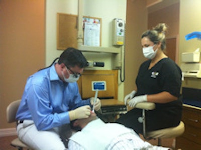 Oncology specialist Dr. Dennis Abbott has seen his practice grow as more cancer patients struggle with oral side effects of treatment. Image courtesy of Dental Oncology Professionals of North Texas.