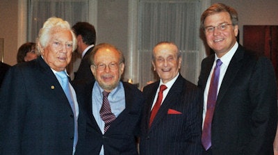 From left to right: Drs. Leonard Linkow, Victor Sendax, Jack Wimmer, and Ronald Bulard.