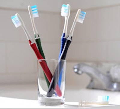 The ReBrush has an aluminum handle and a replaceable head. Image courtesy of LittleBonsai.