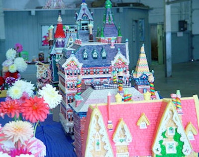 Dr. Learner's 2009 Cleveland Oktoberfest gingerbread house display, which featured seven different houses.