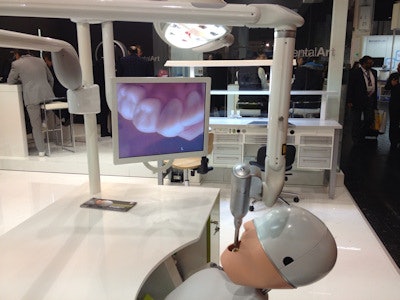 New intraoral microscopic camera being shown at this year's IDS.