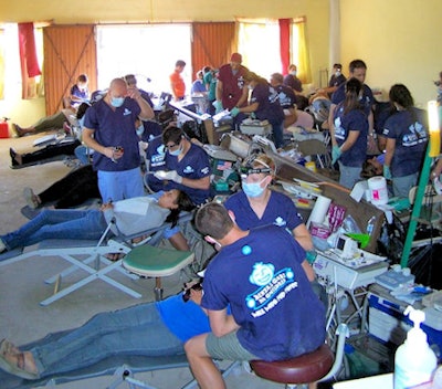 The Dental Care for Children clinic at the community center in Ensenada, Mexico. All images courtesy of Dental Care for Children.