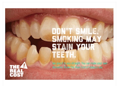 The FDA's 'The Real Cost' campaign aims to prevent and reduce tobacco use among at-risk young people ages 12 to 17.