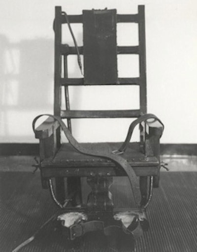 New York abandoned the chair in 1963 when state courts ruled it as 'cruel and unusual punishment.'