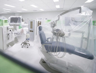 The school's new dental operatories are about 10% larger, so patients will have greater privacy and students will have more room to learn.