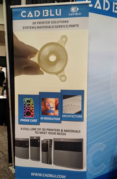 CadBlu was one of the dozens of exhibitors at the Inside 3D Printing Conference & Expo, held October 20-22 in Santa Clara, CA.