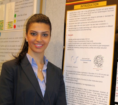 Sanam Kheirieh, DDS, created a scaffold to help fight endodontic infections.