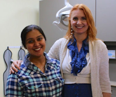 Dr. Remya Niranjan (left) and Karissa Moreno (right) helped lead the effort to bring a dental clinic to Hilmar that accepts dental Medicaid.