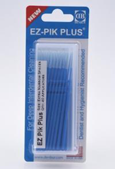 The EZ-Pik Plus interdental pick. Image courtesy of Denbur.