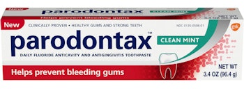 Parondontax toothpaste. Image courtesy of GSK Consumer Healthcare.