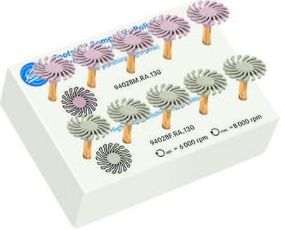 Footsie composite polishers. Image courtesy of Komet USA.