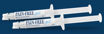 PainFree gel in syringes. Image courtesy of Parkell.