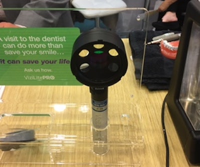 The ViziLite Pro oral lesion screening system from DenMat.
