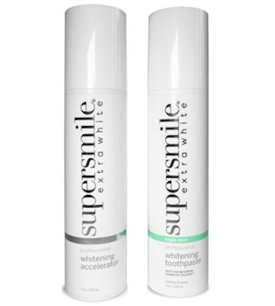 The Supersmile Extra White system. Image courtesy of Supersmile.