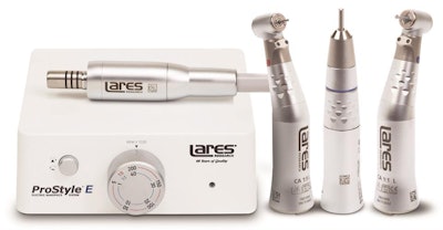 The ProStyle E electric handpiece system. Image courtesy of Lares Research.