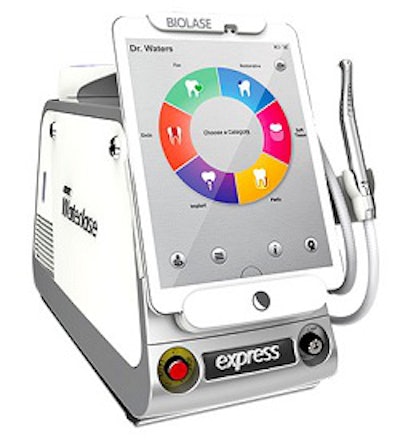 The Waterlase Express laser. Image courtesy of Biolase.
