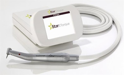 The StarETorque electric handpiece. Image courtesy of DentalEZ