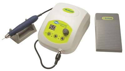 The Pro Power 50K Precision Lab brushless handpiece. Image courtesy of Medicool.