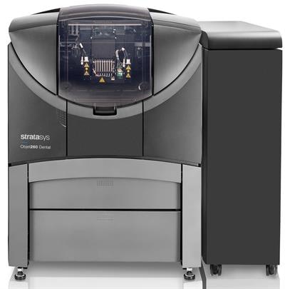 The Objet260 Dental 3D printer. Image courtesy of Stratasys.