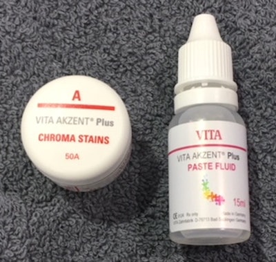Vita North America is demonstrating the new Vita Akzent Plus Chroma Stain at the Anaheim meeting.