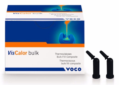 The VisCalor bulk-fill composite. Image courtesy of Voco.