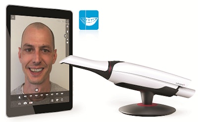 3Shape's Trios scanner combines with Ivoclar Vivadent's IvoSmile for patient treatment. Image courtesy of 3Shape.