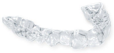 The Orthocaps aligner. Image courtesy of Rocky Mountain Orthodontics.