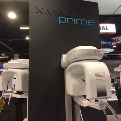 Acteon displayed the X-Mind Prime scanner.