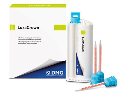 LuxaCrown composite. Image courtesy of DMG America.
