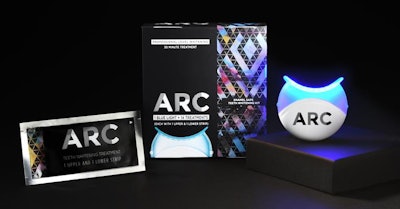 The ARC Blue Light teeth-whitening kit. Image courtesy of ARC.