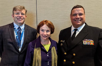 Presenters Bruce Dye, DDS, MPH; Judith Albino, PhD; and Timothy Ricks, DMD, MPH.