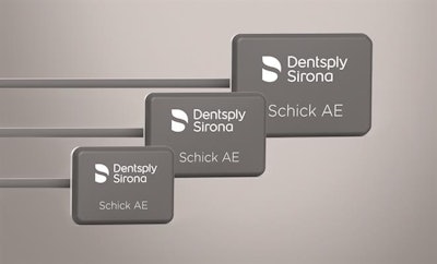 The Schick AE intraoral sensors. Image courtesy of Dentsply Sirona.