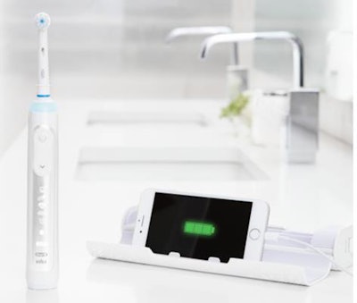 The Genius X power toothbrush with AI. Image courtesy of Oral-B.