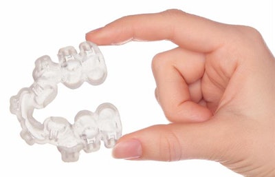 A 3D-printed retainer. Image courtesy of Pro3dure Medical.