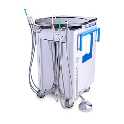 The AMC-15 self-contained mobile operatory. All images courtesy of Aseptico.