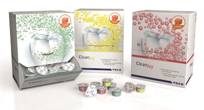 CleanJoy prophy paste. Image courtesy of Voco.
