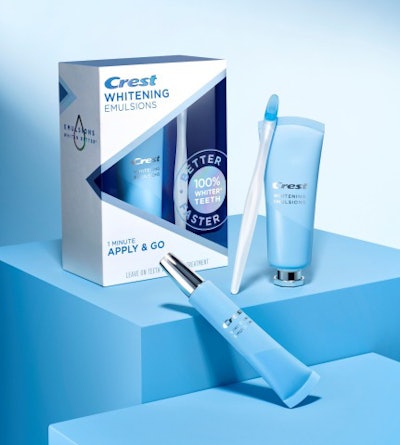 Crest Whitening Emulsions. Image courtesy of Crest and Business Wire.