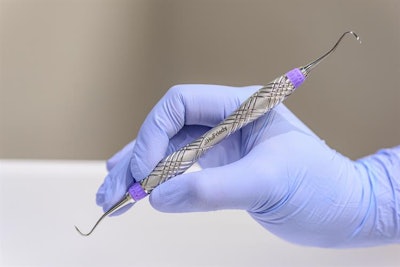 One of the instruments in the new Harmony line. Image courtesy of HuFriedyGroup.