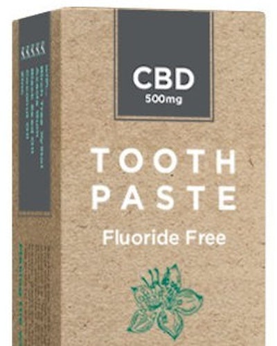 SprinJene's CBD toothpaste. Image courtesy of Zelia Therapeutics.