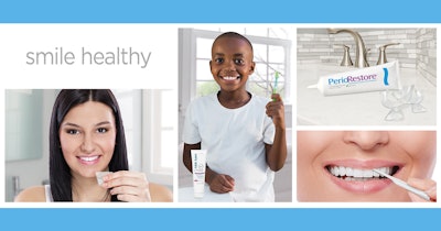 OralProCare.com sells DenMat's Perio Restore gel and other consumer oral care products. Image courtesy of DenMat.