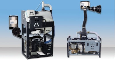 The Mojave and VacStar ventless systems. Image courtesy of Air Techniques.