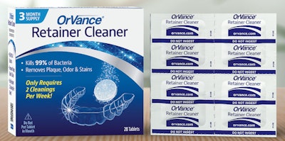 OrVance retainer cleaner. Image courtesy of OrVance.