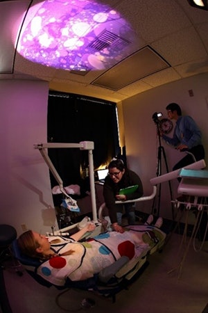 USC scientists developed a sensory adapted dental environment. Image courtesy of Phil Channing/USC.