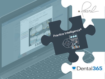 Dental365 will integrate Pearl's Practice Intelligence software. Image courtesy of Pearl.