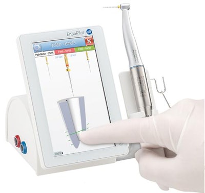EndoPilot is a torque- and speed-controlled endodontic motor. Image courtesy of Komet USA.