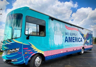 We Supply America Project bus. Image courtesy of the We Supply America Project.